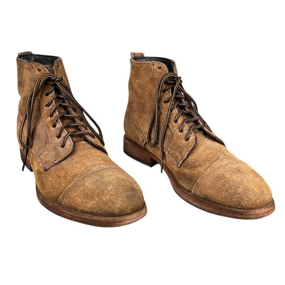 Frye Men’s Bowery Brown Suede Lace Up Chukka Boot Size US 8 D - Picture 5 of 11